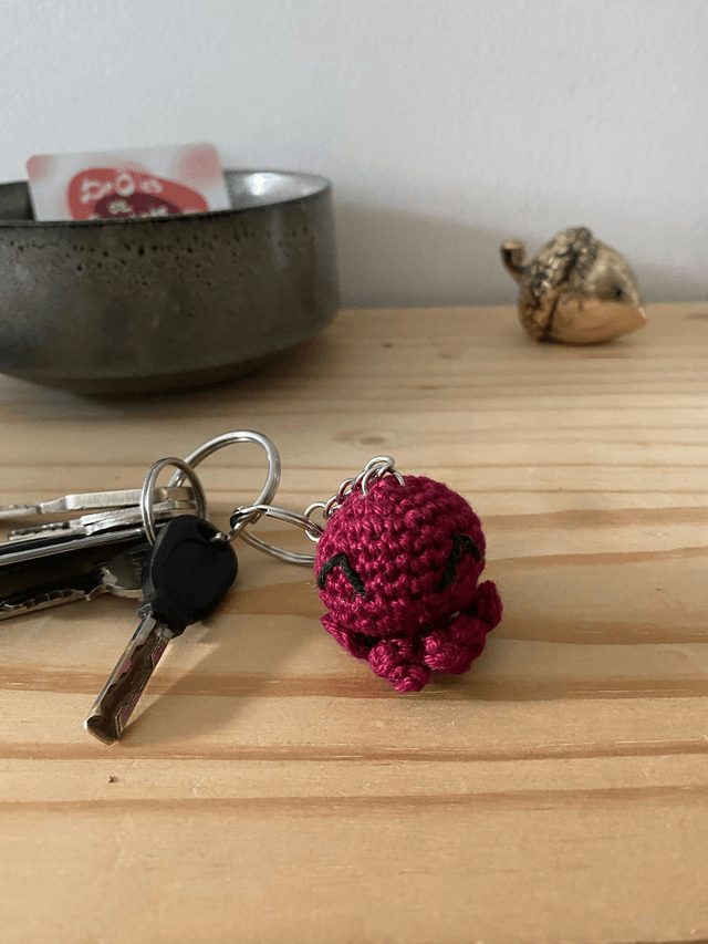 Porte-clé poulpe 