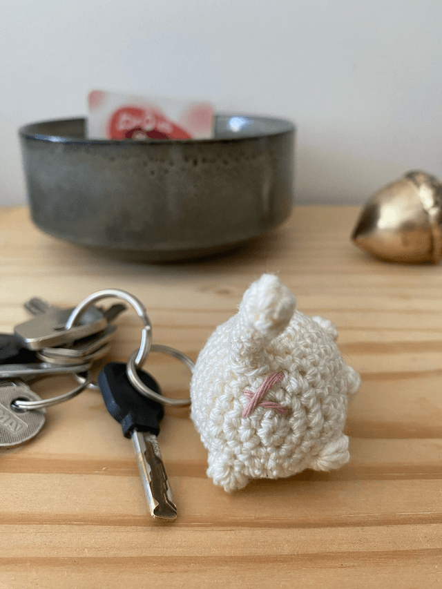 Porte-clé chat 