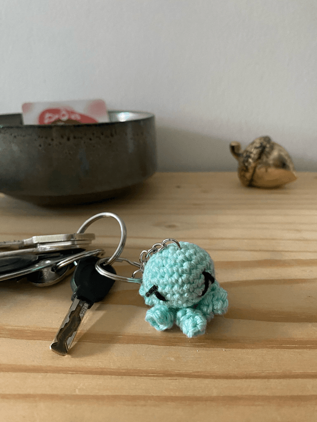 Porte-clé poulpe 