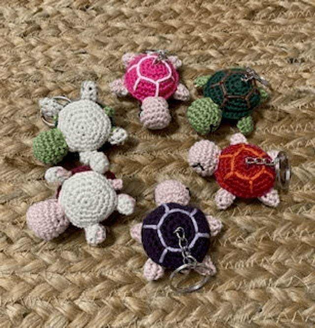 Porte-clé tortue 