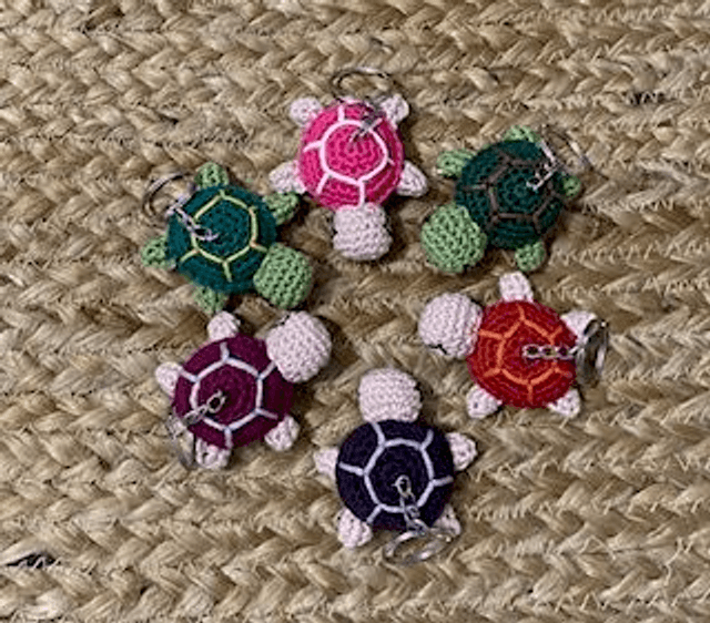 Porte-clé tortue 