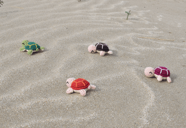 Porte-clé tortue 